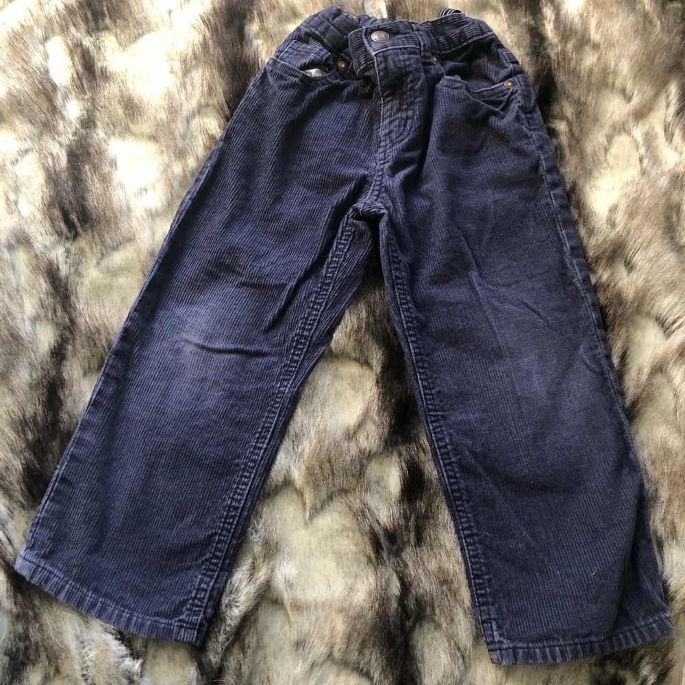 Black corduroy pants